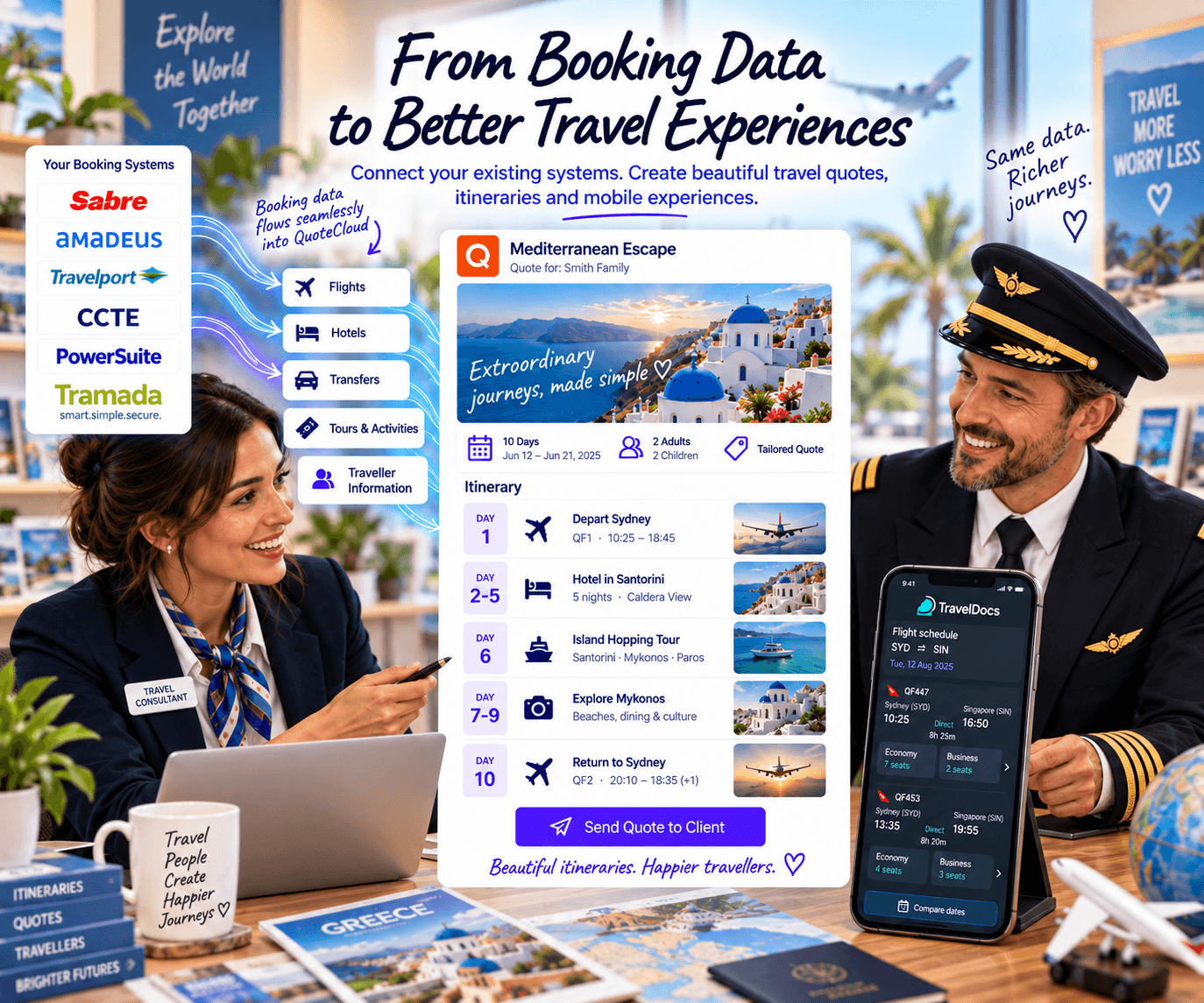 QuoteCloud - Sales Quote, Sales Proposal and Contracts Software - Travel Quoting Software for Travel Agencies - illustration b3c8ffb9-9bc6-4104-a773-e2390eedea9f