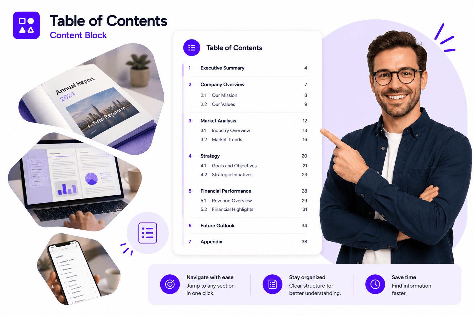 QuoteCloud - Sales Quote, Sales Proposal and Contracts Software - 18 Powerful Content Blocks for Interactive Business Documents | QuoteCloud - illustration 60225216-51b4-409d-8643-bb2f2f70d199
