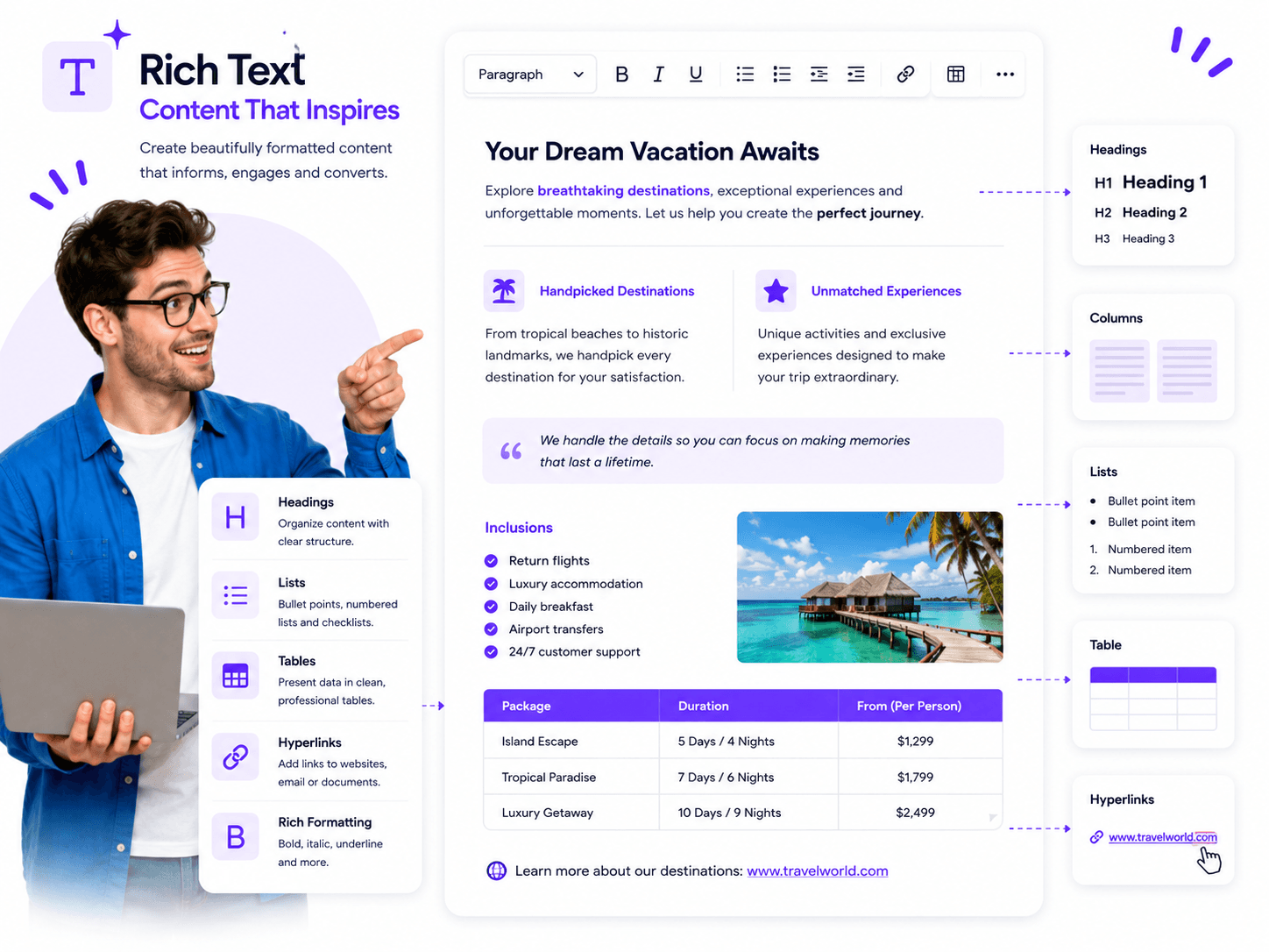 QuoteCloud - Sales Quote, Sales Proposal and Contracts Software - 18 Powerful Content Blocks for Interactive Business Documents | QuoteCloud - illustration 953051c9-de1a-4c7f-8f79-0f3f24d4cac2